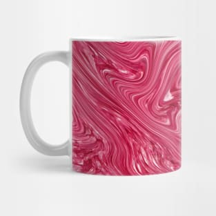 Cherry liquid marble by Minimal DM Mug